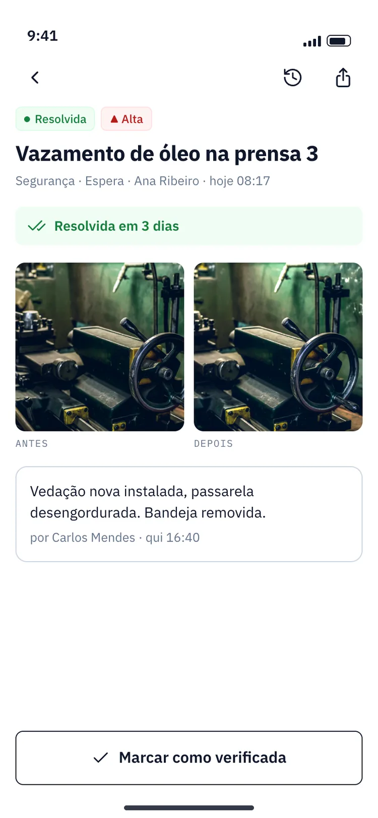 Foto do depois